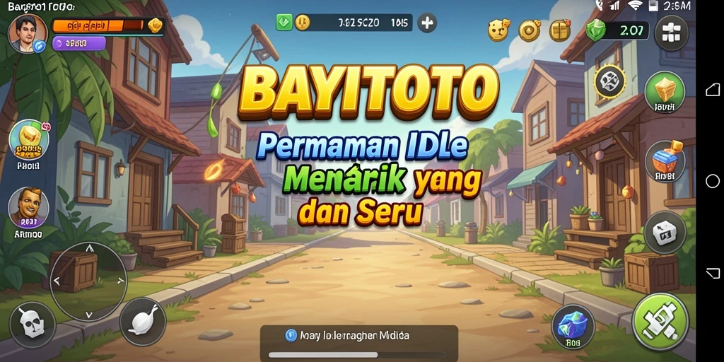 Tampilan screenshot utama BAYITOTO menampilkan gameplay Idle yang menarik.