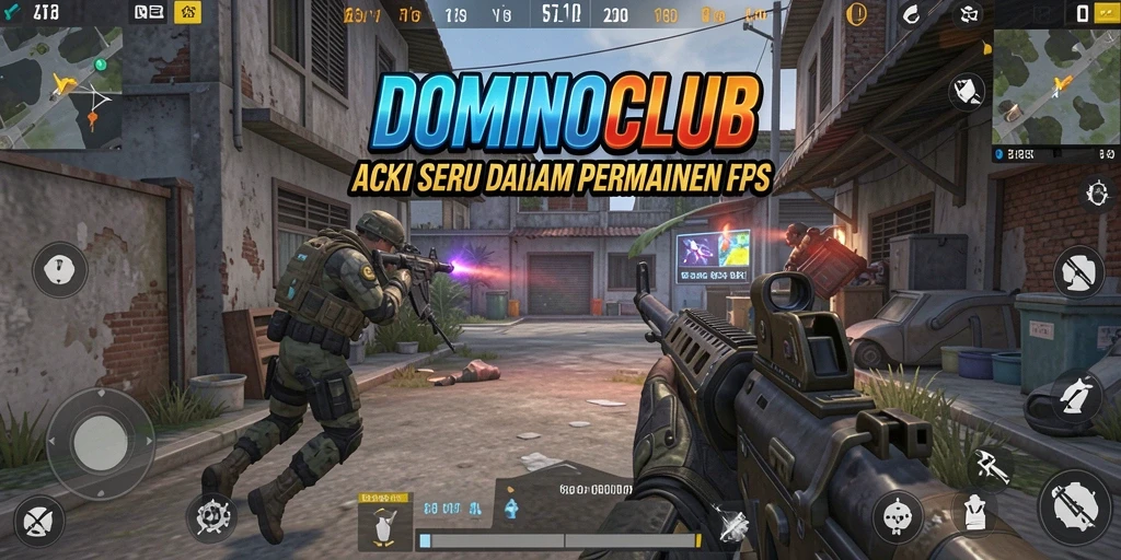 Tampilan gameplay seru dari <strong>DOMINOCLUB</strong> dengan aksi tembak-menembak yang mendebarkan.