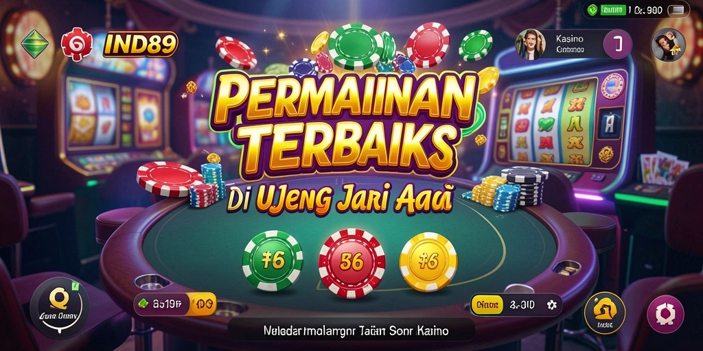 Screenshot IND89 menampilkan gameplay seru dari permainan Kasino.