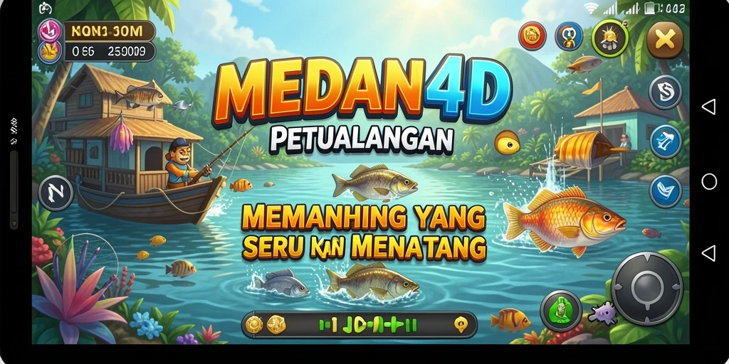 Tangkapan ikan yang menakjubkan dalam gameplay <strong>MEDAN4D</strong>.