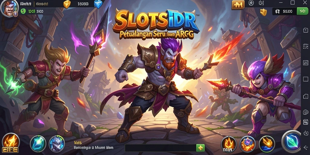 Tampilan gameplay menarik dari SLOTSIDR, penuh aksi ARPG.