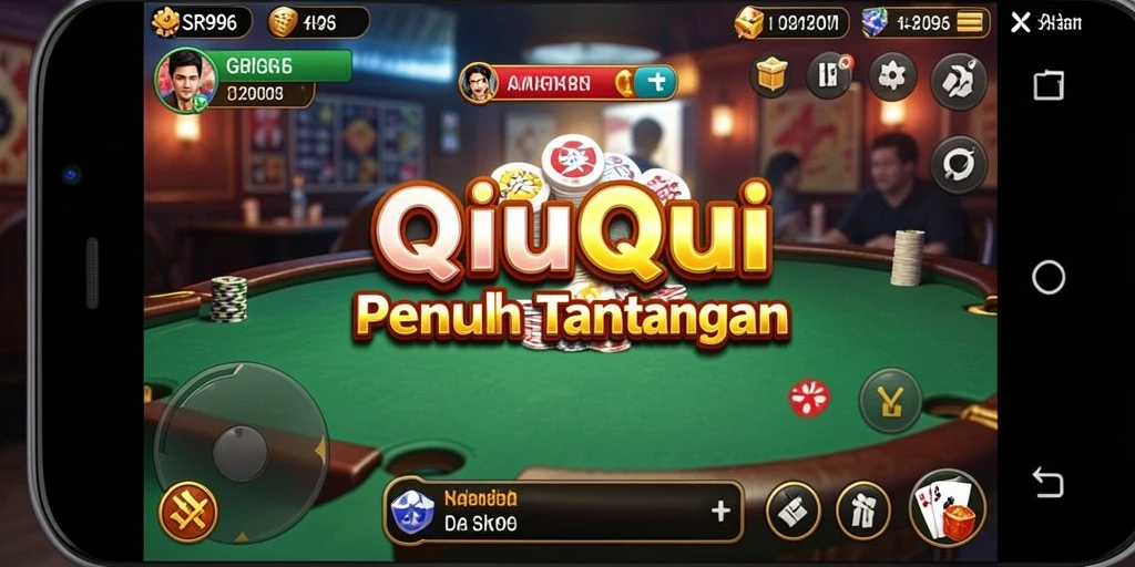 Tampilan gameplay mendebarkan di SR996 saat bermain QiuQiu.
