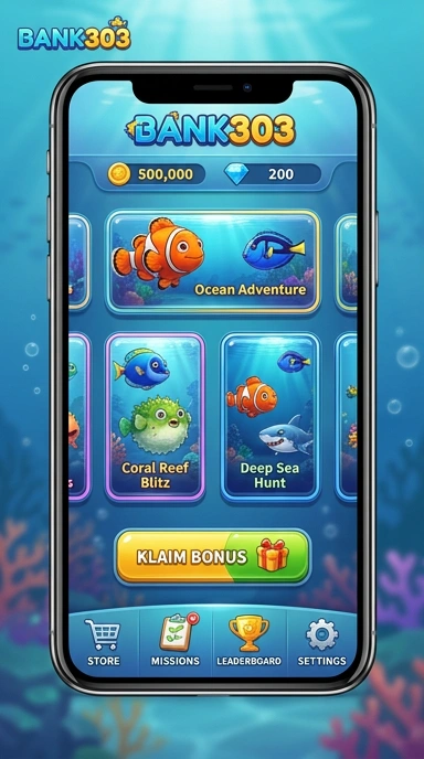 Pengguna sedang mendownload aplikasi melalui bank303.