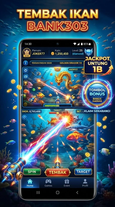 Screenshot dari halaman koleksi aplikasi di bank303.